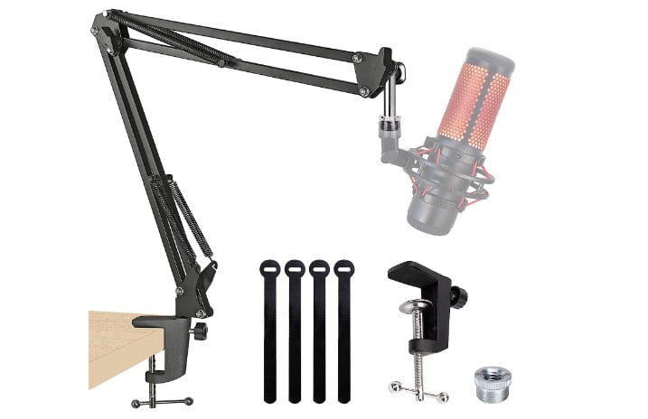 microphone with boom arm